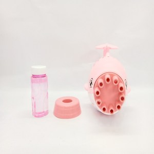 2024 סיטונאי חמוד קטן דולפין אקדח בועות צעצועי מכונת בועות חשמלית אקדח בועות כחול גלינג - Product Image 3