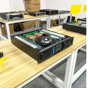 Amplificador de Sistema de Audio Comercial de 4 Canales y 600W Clase H 2U para Escenarios de Clubes y Fiestas - Product Image 3
