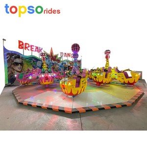Juego de Carrusel Giratorio Crazy Breakdance, Atracción Popular en Parques de Diversiones y Carnavales - Product Image 2