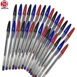 Aben Bulk 1.0mm Bullet Tip Plastic Ballpoint <b>Pens</b> Blue/Black/Red Ink Offering Simplicity Functionality for Students Office Use - Product Image 3