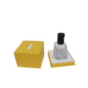 กล่องแข็งแบบเปิดฝาได้สำหรับบรรจุภัณฑ์ครีมทาหน้าและครีมบำรุงรอบดวงตา สีเหลืองเนื้อเนยเคลือบด้าน พร้อมลายนูนและลอกลายแบบ Deboss - Product Image 2