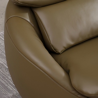 Fauteuil de détente en cuir moderne modèle Y-625, fauteuil simple pour salon