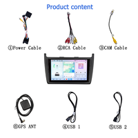Autoradio Android 15 de 9 pouces avec écran IPS, processeur Octa Core, navigation GPS, lecteur multimédia et DSP pour VW Volkswagen Polo 2012-2015