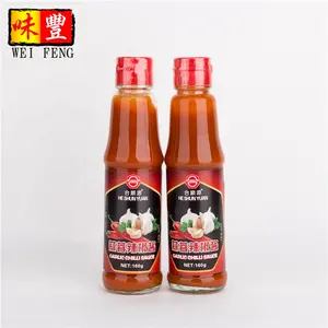 Haccp Sauce Private Label Brand OEM Factory HACCP BRC Halal Price Of Chili Paste 320g Hot Spicy Garlic Chilli Sauce