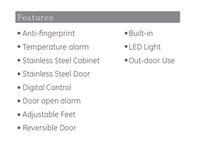 Réfrigérateur extérieur en acier inoxydable 150L