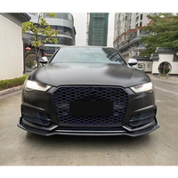 Offre Spéciale : Kit Carrosserie Sport Amélioré avec Cache Phares Antibrouillard et Grille pour Audi A6 S6 C7PA au Style RS6 C7.5 2016-2018