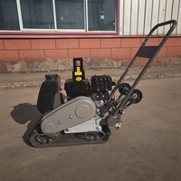 Compacteur à plaque vibrante haute performance Honda C100 à moteur essence, 5,5-7 CV, pour travaux routiers
