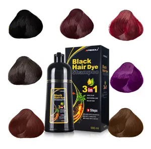 Factory Herbal Black Hair Dye Color Shampoo