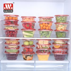 Boîte de conservation alimentaire en plastique pour cuisine Haixin sans BPA, compatible micro-ondes, lave-vaisselle et réfrigérateur, pour la préparation des repas et les restes - Product Image 2