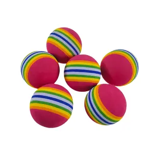 Bola mainan lembut untuk anak-anak, bola busa Eva bentuk bulat permukaan lembut