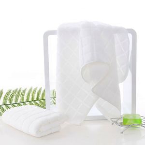 Toalla 100% Algodón Puro 70*140cm Tejido Jacquard Color Sólido Antibacteriana Hipoalergénica Ecológica Suave Absorbente - Product Image 2
