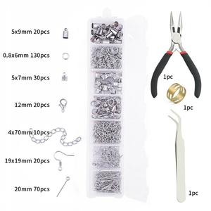 Kit de Accesorios para Pendientes y Pulseras Hechos a Mano con Cierre de Mosquetón de Plástico MFan en Caja Individual - Product Image 6