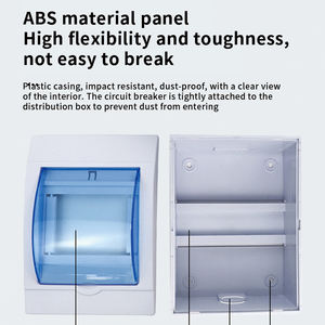 PZ30プラスチックパネル配電ボックス8Way防水ワイヤーボックス家庭用配電ボックス<span class=keywords><strong>MCB</strong></span>回路ブレーカ装置 - Product Image 4