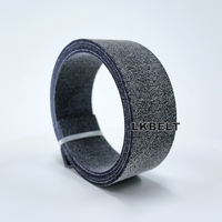 Bande en feutre polyester double face industrielle sur mesure, épaisseur 4,0 mm, couleur grise, résistante à l'usure et antidérapante pour l'industrie électronique