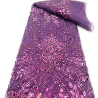 Encaje De Lenteleillas Rosa Broderie Paillettes Dentelle Laser Paillettes Tissu Irisé Rose Paillettes Dentelle pour Robes de Soirée