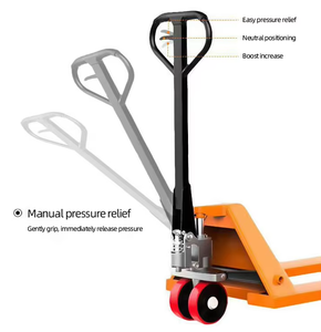 500kg 1 Ton hidrolik Stacker <span class=keywords><strong>Manual</strong></span> truk Forklift pengangkat tangan mesin dengan <span class=keywords><strong>Manual</strong></span> Stacker untuk penggunaan Wearhouse - Product Image 3