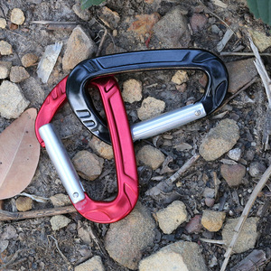 Mosquetón de Aluminio Anodizado Tipo D de 12KN Personalizado al por Mayor, Gancho de Escalada con Cierre Rápido - Product Image 6