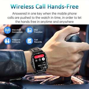3ATM Deep Waterproof Smart <b>Watch</b> KT71 Outdoor Sport Fitness Tracking Smart Bracelet 430mAh Big Battery Capacity Smartwatch V71 - Product Image 4