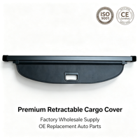Cache-bagages rétractable noir de remplacement Jetour T2, étagère de coffre, écran de confidentialité pour concessionnaires, distributeurs et ateliers