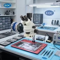 EOC 2K 4K USB HD Stereo Professional Optical High Magnification Microscope with LCD Screen for Mobile Phone Repair Industry