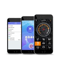 Windbooster Black Ultra Thin ABS Car Chip Tuning Electronics Throttle Sensor with APP Digital Display Throttle Controller