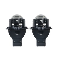 GOODZOOM Phares de projecteur Bi-LED de 3 pouces, lentille de projecteur prismatique Bi-LED bon marché de 3 pouces, phare étanche de 3,0 pouces pour voiture 12V