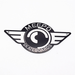 Étiquette métallique personnalisée gravée <span class=keywords><strong>pour</strong></span> planche à découper, étiquette métallique de haute qualité avec plaque nominative en relief, logo Shenzhen - Product Image 2