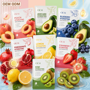 <span class=keywords><strong>Mascarilla</strong></span> Facial Coreana Hidratante con Colágeno, Cuidado Facial, Marca Privada OEM ODM, Suero Natural <span class=keywords><strong>de</strong></span> Plantas <span class=keywords><strong>y</strong></span> Frutas - Product Image 1