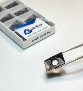 Ginley chèn apkt 11t304 apkt1003pder apkt1604pder máy tiện <span class=keywords><strong>CNC</strong></span> gia công kim loại dao phay có thể lập chỉ mục công cụ chèn hợp kim cacbua - Product Image 2