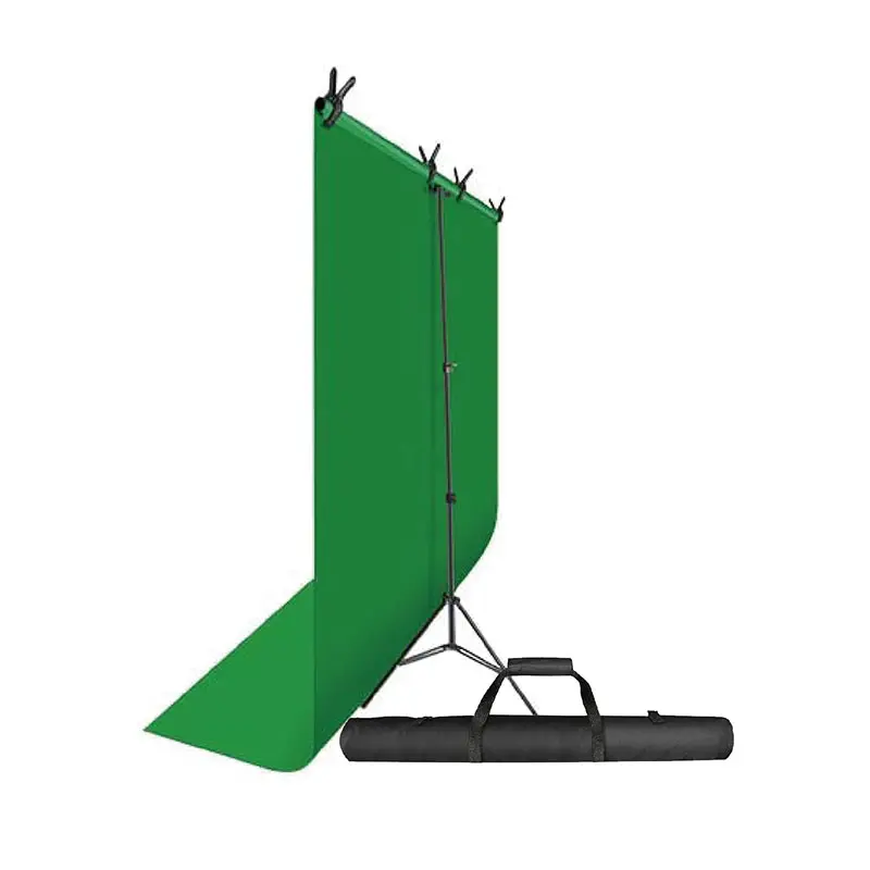 Hot Sale Portable T-shape Background Light Stand With 155cm Crossbar Green Screen Photography Studio Backdrop Support System