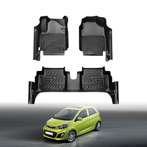 <span class=keywords><strong>Tappetini</strong></span> Auto 5D in TPE per Tutte le Stagioni, Antiscivolo e Impermeabili, Compatibili con <span class=keywords><strong>Kia</strong></span> <span class=keywords><strong>Picanto</strong></span>/Morning - Product Image 4