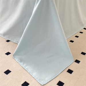 Set di biancheria da letto in cotone 100% tinta unita <span class=keywords><strong>elegante</strong></span> di buona qualità 4 pezzi Set di biancheria da letto di lusso in quattro pezzi - Product Image 4