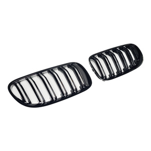 Rejilla delantera BMW negra de ABS de repuesto para E92 2010-2013 con diseño de doble barra - Product Image 3