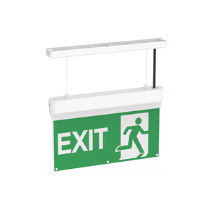 Señal de salida de emergencia certificada CE, luz LED SMD de 220V, ruta de Escape de 30M/24M, directo de fábrica de litio para uso doméstico en interiores, gran oferta - Product Image 3