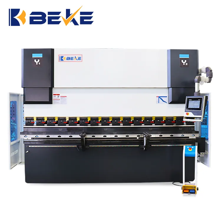 Mesin Bending OK Hydraulic Ulis BEKE, Rem Tekan CNC WC67K 63T3200 Mesin Bending OK Lembaran Logam