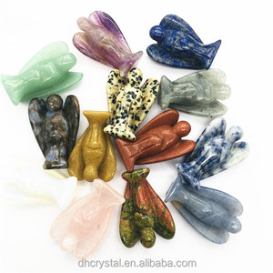 Donhai China natural stone <strong>crystal</strong> small hand carved <strong>crystal</strong> <strong>angel</strong> for christmas gifts - Product Image 2