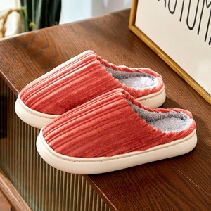 2023 nuevo algodón para zapatillas hombres mujeres Otoño/Invierno uso doméstico interior antideslizante Diseño De Luna antiestático punta cerrada - Product Image 6