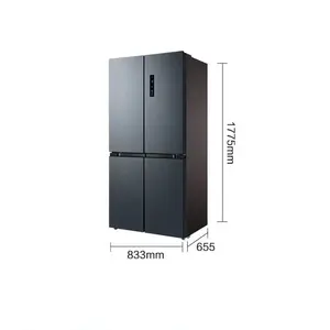 Intelligent cross four-door 465L inverter energy-saving large-capacity side-by-side household refrigerator