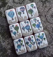 Offre Spéciale – Ensemble de Mahjong de Luxe Américain à Sept Couches en Acrylique Orange Gravé, Résistant à l'Eau, pour 4 Joueurs, Table de Jeu Portable pour Casino