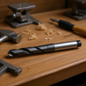ดอกสว่านเจาะเหล็ก HSS แบบปลายตัดเกลียวพร้อมก้าน Morse Taper Shank สำหรับเจาะโลหะ ไม้ และพลาสติก - Product Image 3