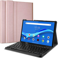 Étui à clavier pour Lenovo Tab M10 FHD Plus 10.3 HD 2ND Gen 10.1 Russe Arabe Espagnol Hébreu Coréen Portugais Clavier Couverture