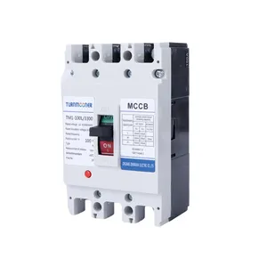 CM1 100A amper 3P üç fazlı elektrik sabit hava anahtarı MCCB AC440V 36KA motor koruma kalıplı kılıf devre kesici