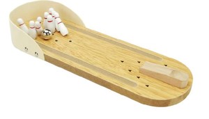 Juego de Mesa Educativo con Bolas, Coordinación Mano-Ojo, Juego de Catapulta para Niños, Divertido Juguete de Bolos Mini de Madera - Product Image 4