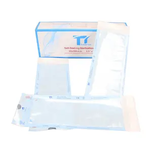 China Manufacturer Medical dialysis membrane Pouch Self sealing flat pouch