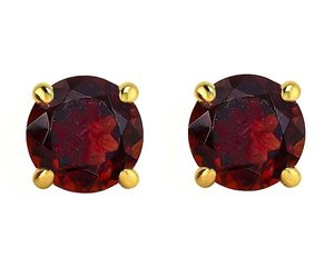 ต่างหูแบบห่วงทำด้วยมือสีเงิน925อัญมณีโกเมนแท้และเพชรมุกแท้ชุดครบรอบแต่งงานของผู้หญิง - Product Image 3