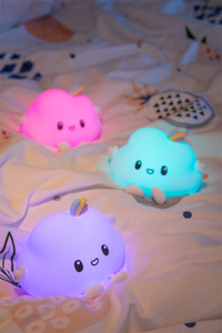 Đèn ngủ silicon cảm ứng điều chỉnh độ sáng 16 màu OneFire, đèn LED ấm áp, cắm điện - Món quà tuyệt vời cho trẻ em - Product Image 6