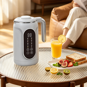 Robot <span class=keywords><strong>de</strong></span> <span class=keywords><strong>cuisine</strong></span> chinois mini électrique, extracteur <span class=keywords><strong>de</strong></span> jus, mixeur et blender - Acier inoxydable, capacité 1500 ml, usage domestique - Product Image 3