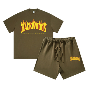 En Stock, Camiseta y Pantalones Cortos de Verano para Hombre y Niño, Estilo Backwoods Cookie Bart Simpson USA, 100% Algodón, Estampado Gráfico - Product Image 2