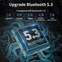 Adaptateur USB Bluetooth 5.3 Portable Émetteur-Récepteur Audio Sans Fil pour Ordinateur PC Portable