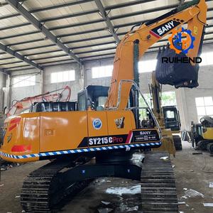 Excavatrice sur chenilles hydraulique Sany Sy215c d'occasion, modèle 2024, origine Chine, moteur 21 tonnes, capacité de la benne de 1,1 m³ - Product Image 1